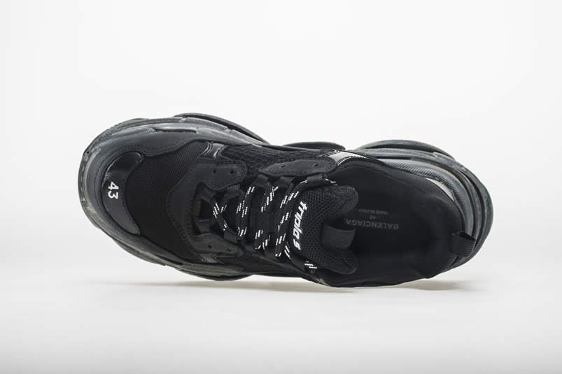 Balenciaga Triple S Sneakers Black Shoes 512176w09o1 1000 (10) - www.newkick.vip