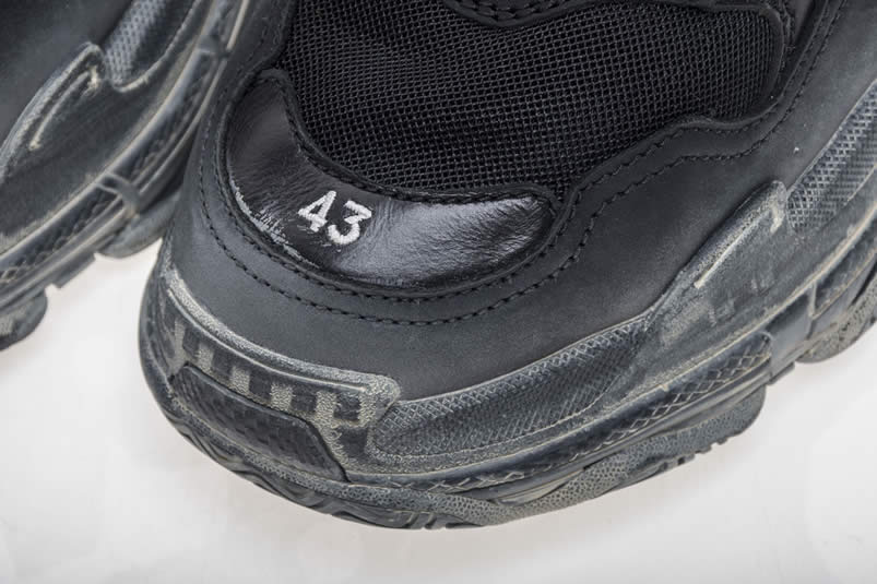 Balenciaga Triple S Sneakers Black Shoes 512176w09o1 1000 (11) - www.newkick.vip