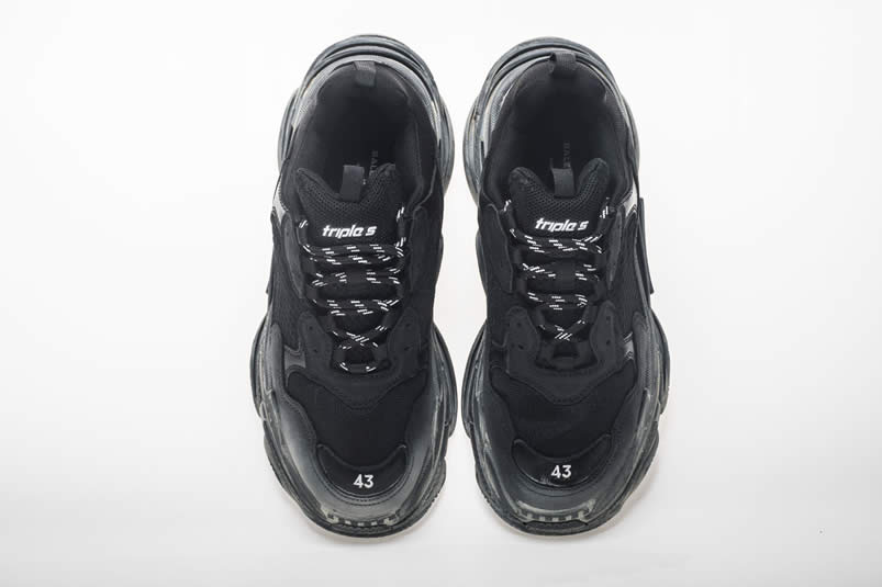 Balenciaga Triple S Sneakers Black Shoes 512176w09o1 1000 (28) - www.newkick.vip