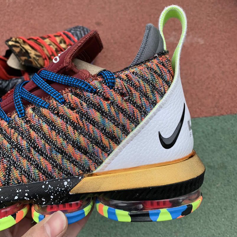 Nike Lebron 16 Lmtd Multicolor On Feet What The 1 Thru 5 For Sale Bq6582 900 Image (6) - www.newkick.org Nike Lebron 16 Lmtd Multicolor On Feet What The 1 Thru 5 For Sale Bq6582 900 Image (6) - www.newkick.org