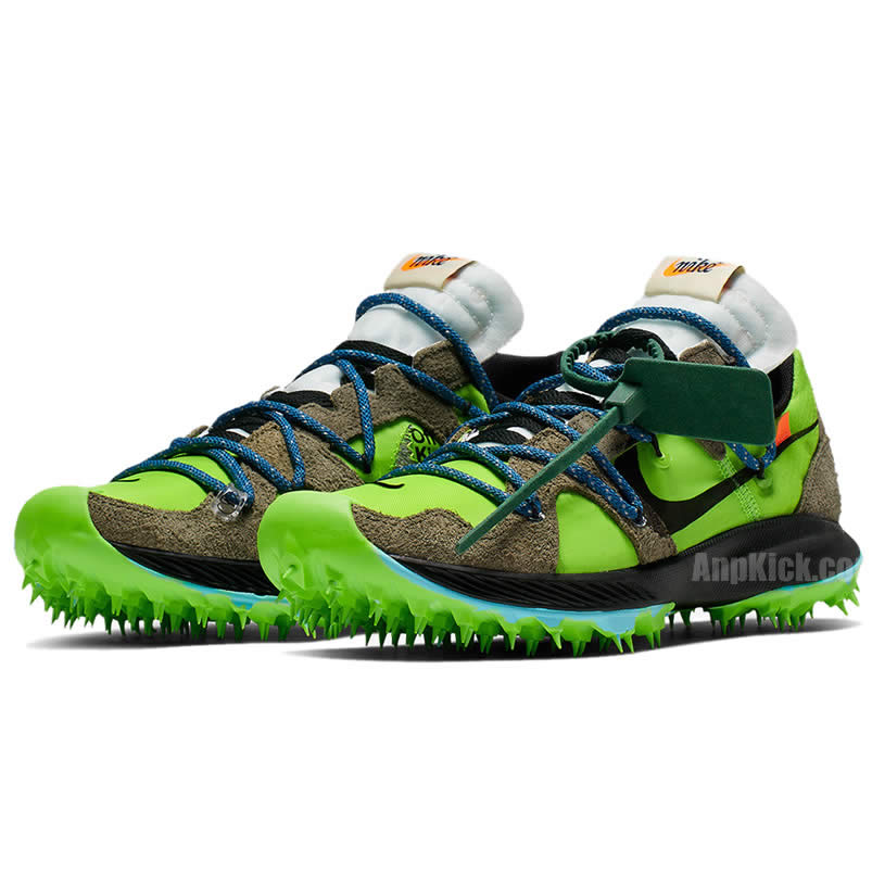 Off White Nike Zoom Terra Kiger 5 Green Athlete In Progress Cd8179 300 (3) - www.newkick.org