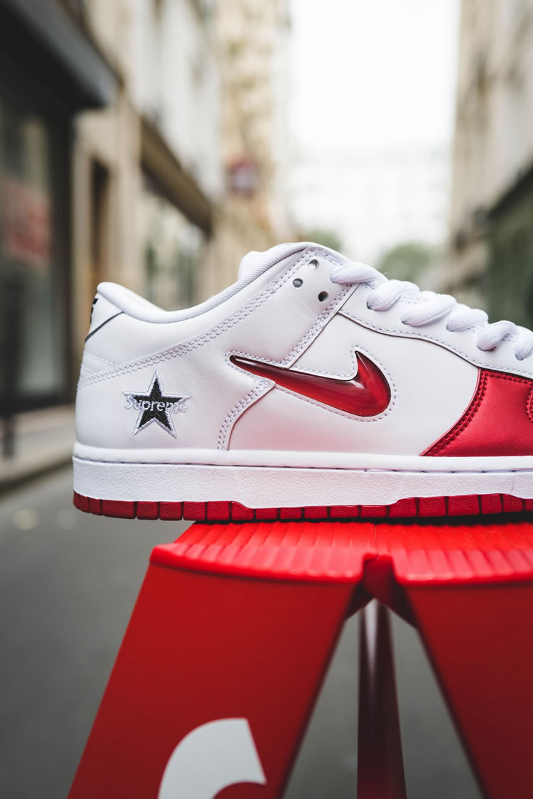 Supreme Nike Sb Dunk Low Red White 2019 Shoes Ck3480 600 (12) - www.newkick.org