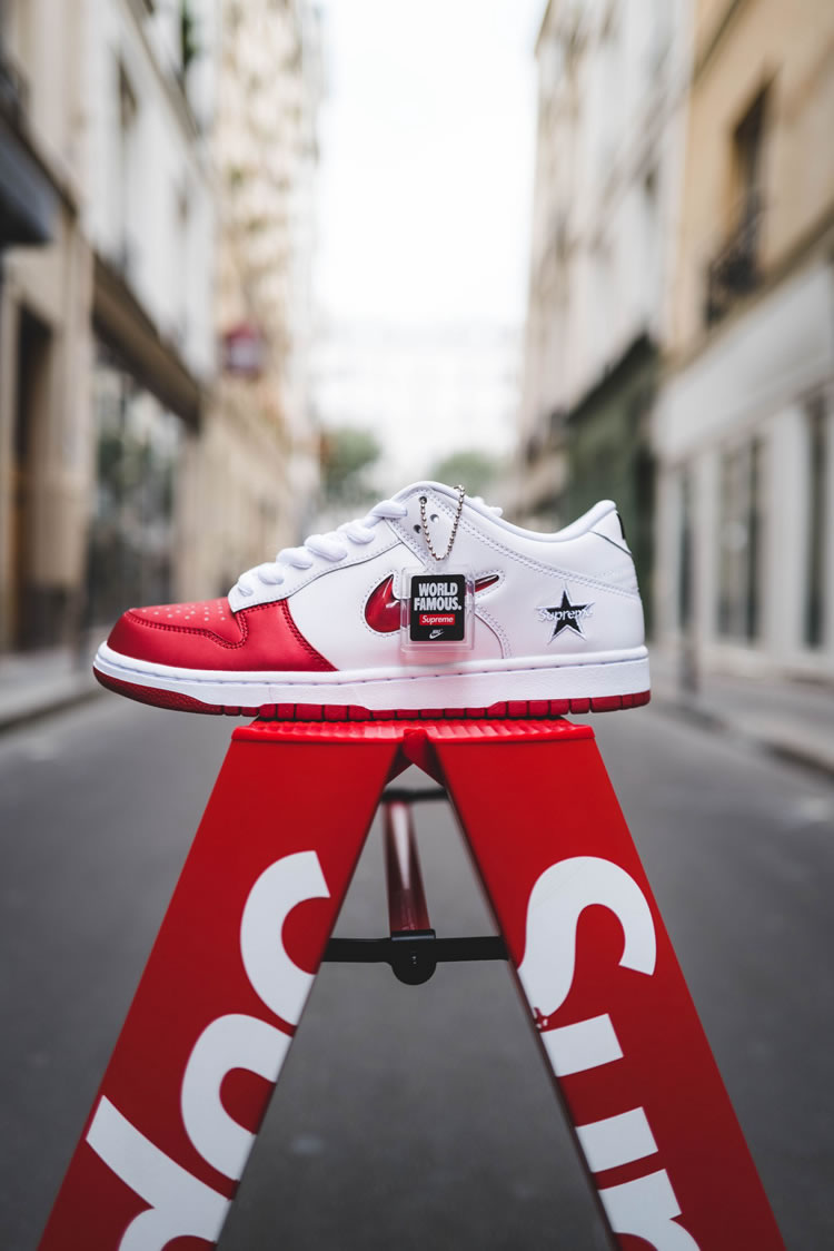 Supreme Nike Sb Dunk Low Red White 2019 Shoes Ck3480 600 (13) - www.newkick.org