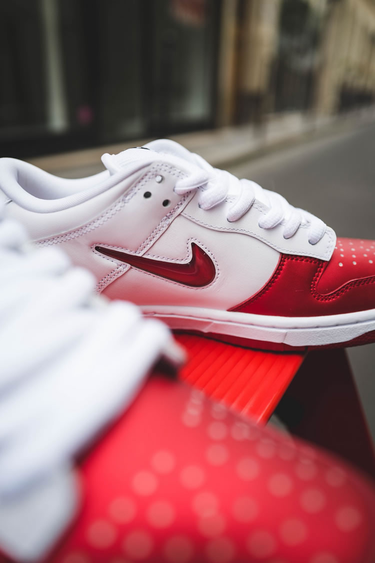 Supreme Nike Sb Dunk Low Red White 2019 Shoes Ck3480 600 (15) - www.newkick.org