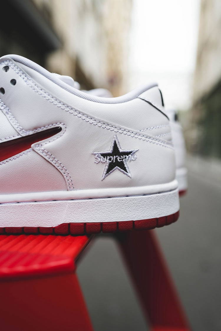 Supreme Nike Sb Dunk Low Red White 2019 Shoes Ck3480 600 (17) - www.newkick.org