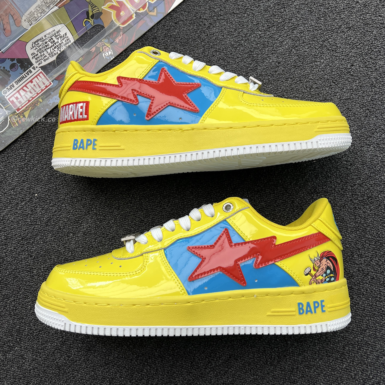 A Bathing Ape Bape Sta Marvel Comics Rocket Raccoon Thor Hulk Captain America Black Widow Iron Man 2022 (12) - www.newkick.vip A Bathing Ape Bape Sta Marvel Comics Rocket Raccoon Thor Hulk Captain America Black Widow Iron Man 2022 (12) - www.newkick.vip