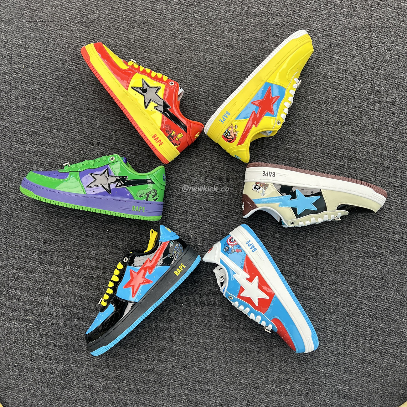 A Bathing Ape Bape Sta Marvel Comics Rocket Raccoon Thor Hulk Captain America Black Widow Iron Man 2022 (32) - www.newkick.vip A Bathing Ape Bape Sta Marvel Comics Rocket Raccoon Thor Hulk Captain America Black Widow Iron Man 2022 (32) - www.newkick.vip