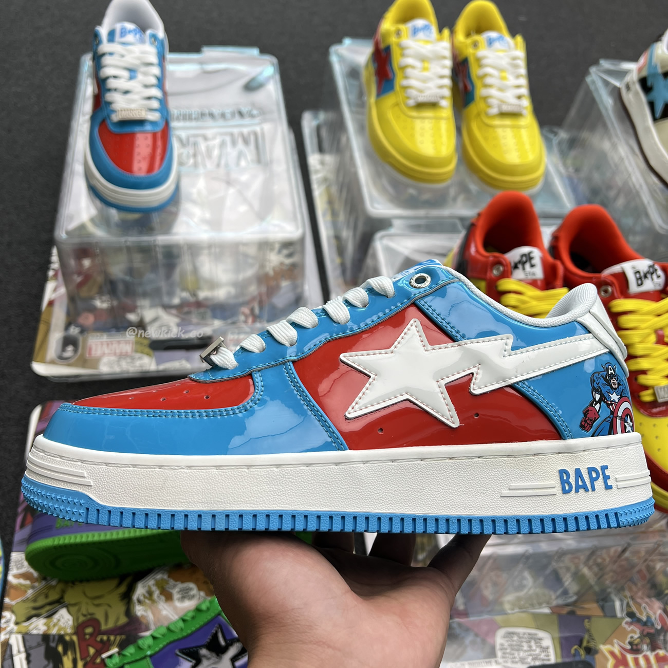 A Bathing Ape Bape Sta Marvel Comics Rocket Raccoon Thor Hulk Captain America Black Widow Iron Man 2022 (34) - www.newkick.vip A Bathing Ape Bape Sta Marvel Comics Rocket Raccoon Thor Hulk Captain America Black Widow Iron Man 2022 (34) - www.newkick.vip