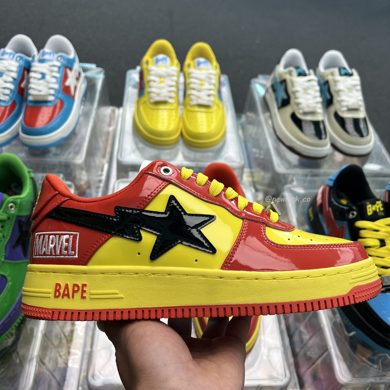 A Bathing Ape Bape Sta Marvel Comics Rocket Raccoon Thor Hulk Captain America Black Widow Iron Man 2022 (35) - www.newkick.vip A Bathing Ape Bape Sta Marvel Comics Rocket Raccoon Thor Hulk Captain America Black Widow Iron Man 2022 (35) - www.newkick.vip
