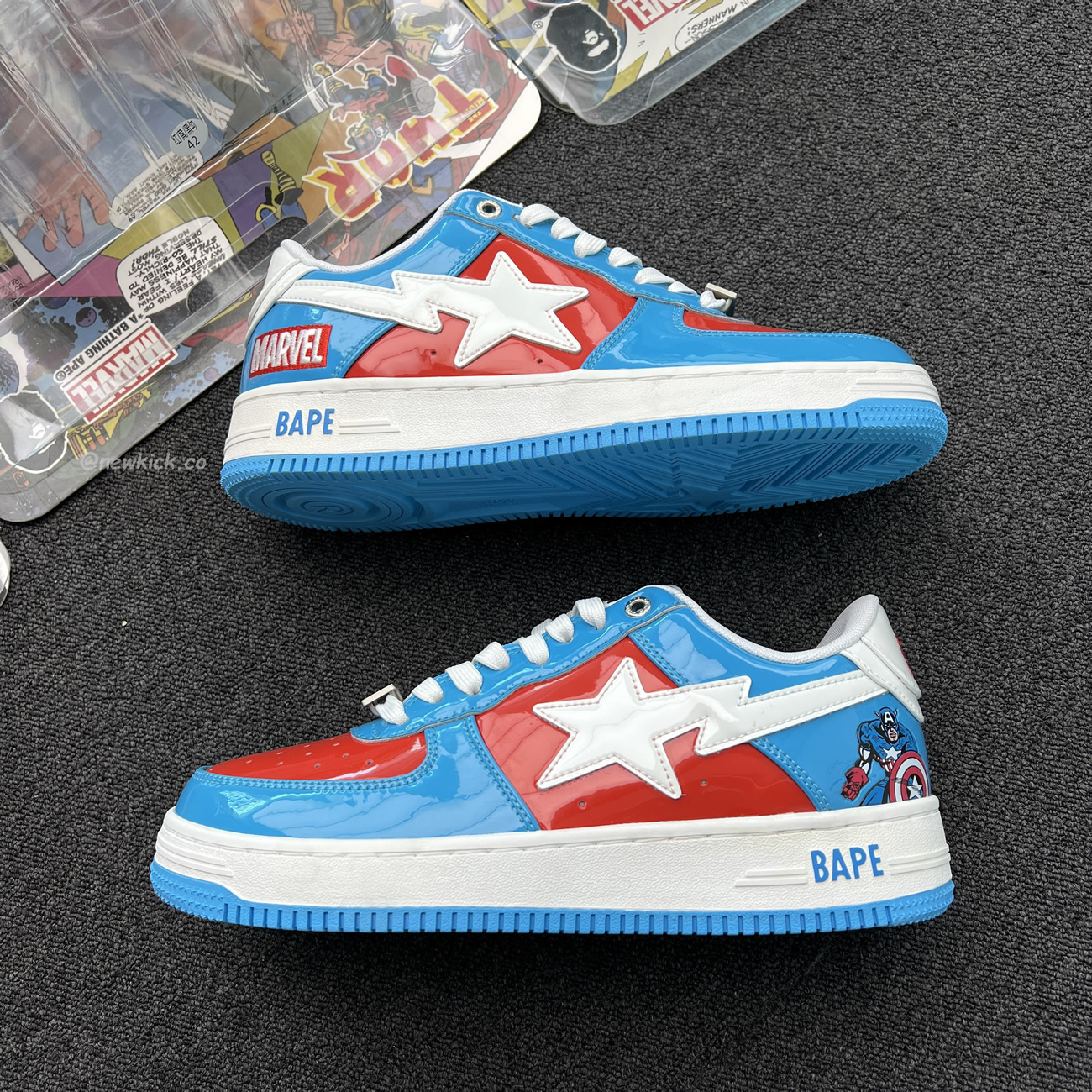 A Bathing Ape Bape Sta Marvel Comics Rocket Raccoon Thor Hulk Captain America Black Widow Iron Man 2022 (5) - www.newkick.vip A Bathing Ape Bape Sta Marvel Comics Rocket Raccoon Thor Hulk Captain America Black Widow Iron Man 2022 (5) - www.newkick.vip