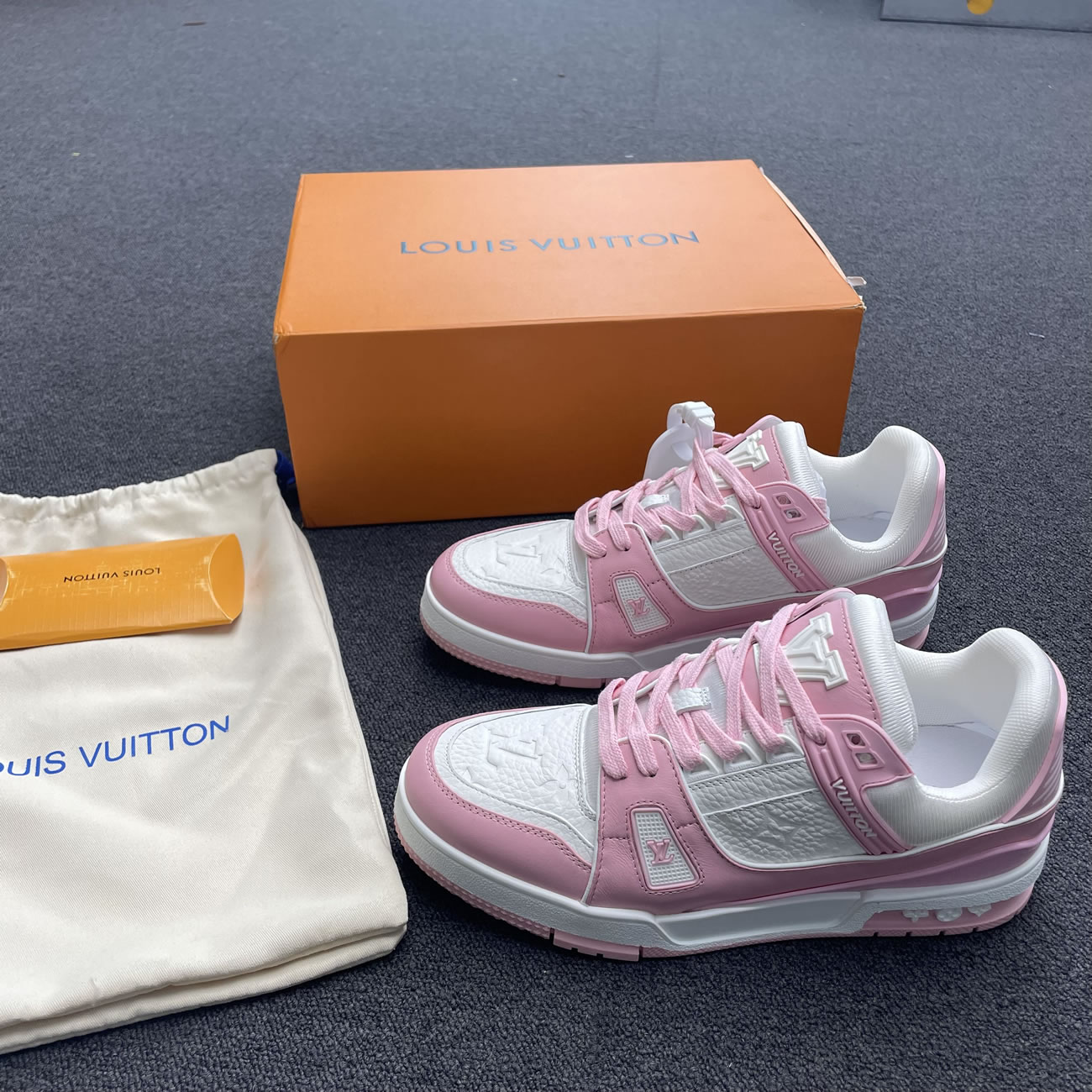 Lv Trainer Vuitton Sneaker Pink 1aa6w3 (4) - www.newkick.org Lv Trainer Vuitton Sneaker Pink 1aa6w3 (4) - www.newkick.org
