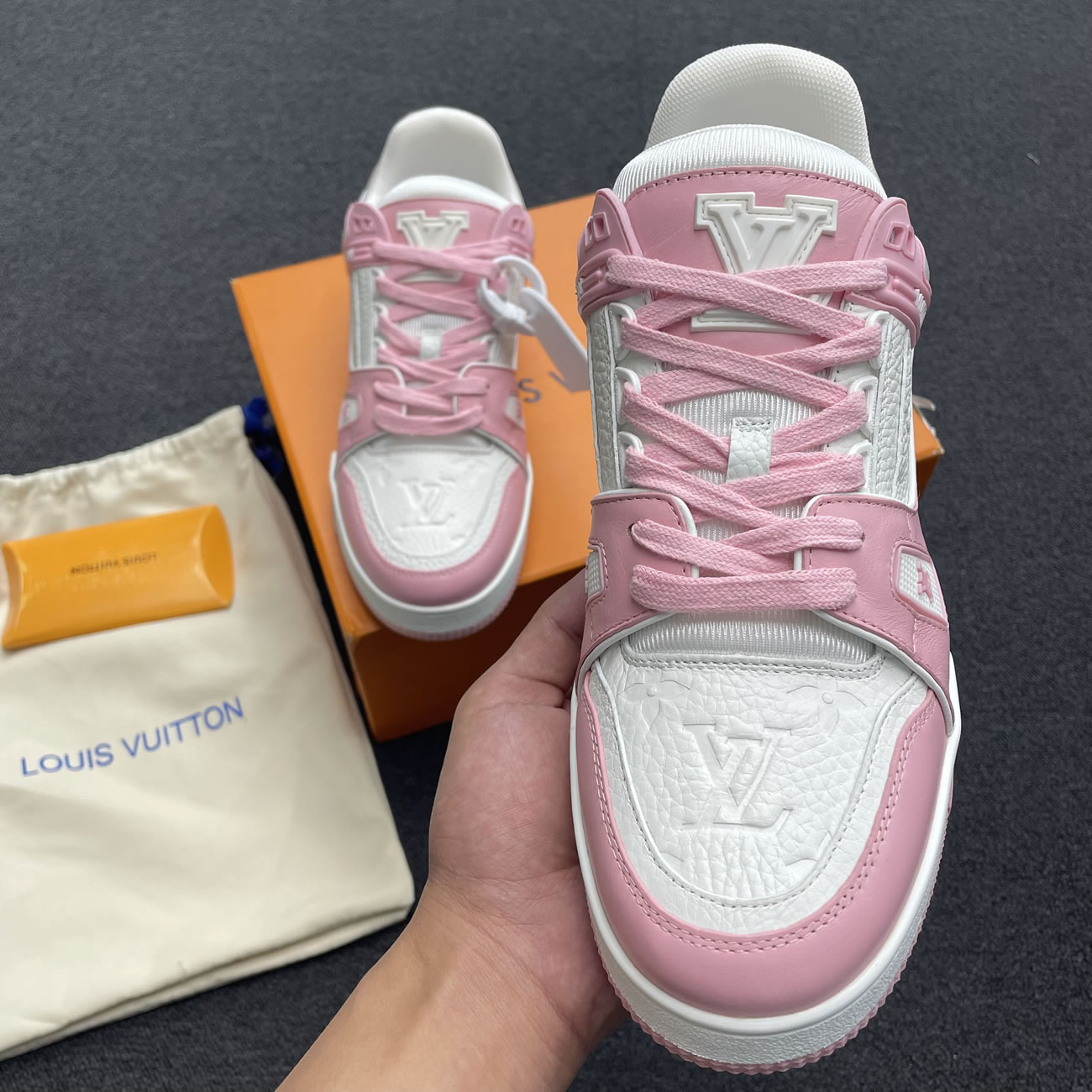 Lv Trainer Vuitton Sneaker Pink 1aa6w3 (5) - www.newkick.org Lv Trainer Vuitton Sneaker Pink 1aa6w3 (5) - www.newkick.org