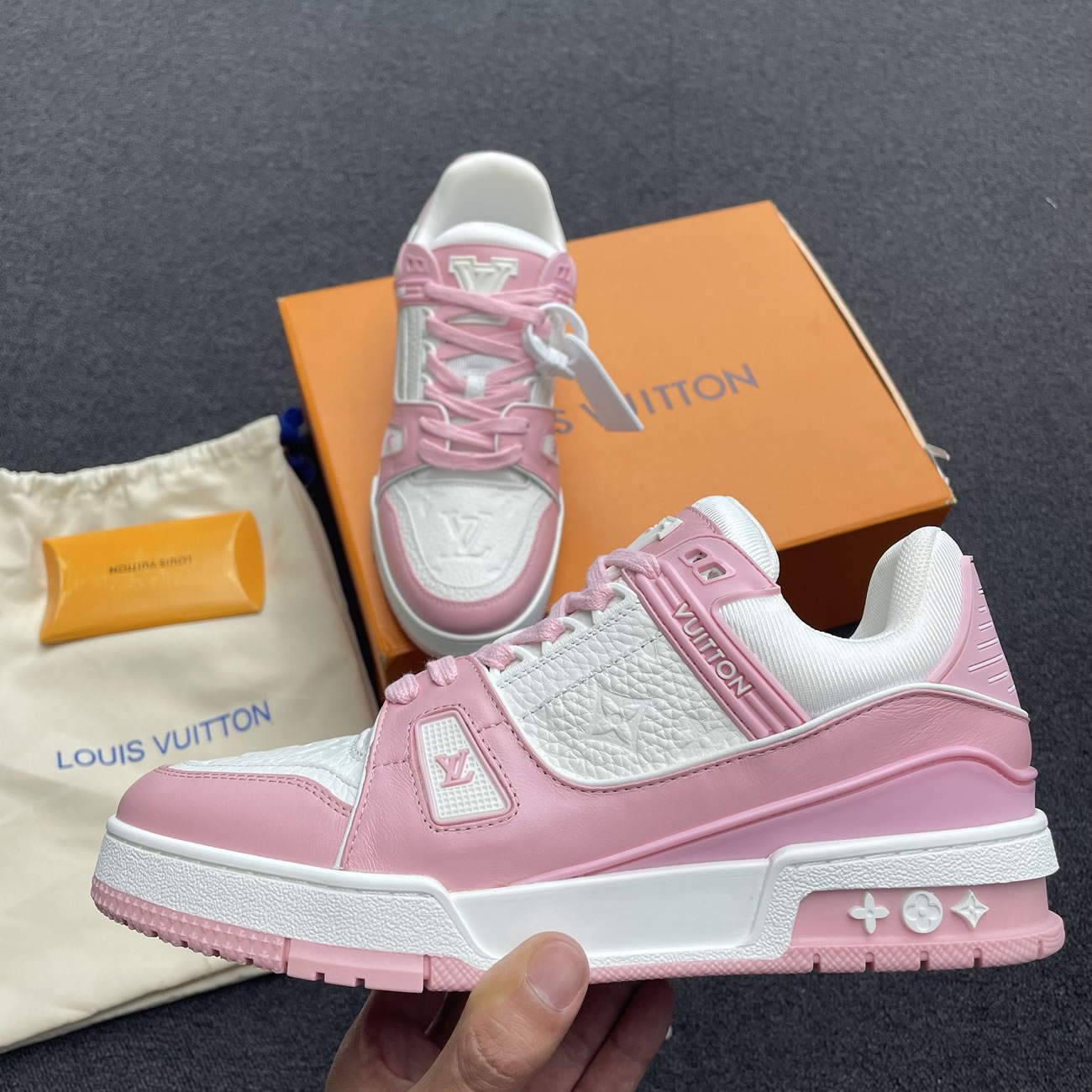 Lv Trainer Vuitton Sneaker Pink 1aa6w3 (7) - www.newkick.org Lv Trainer Vuitton Sneaker Pink 1aa6w3 (7) - www.newkick.org