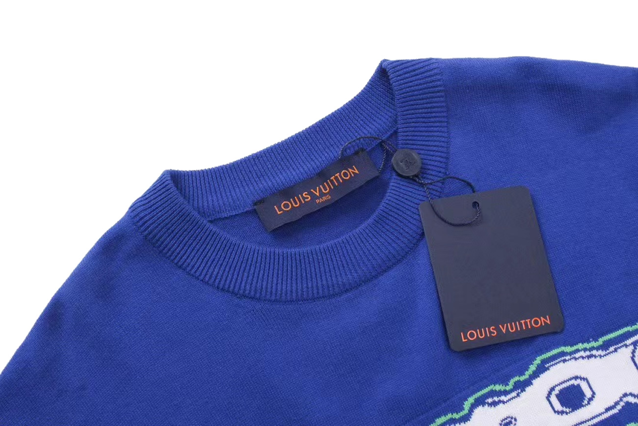 Louis Vuitton Short Sleeved Cotton Intarsia Crewneck 1abxyr (8) - www.newkick.org Louis Vuitton Short Sleeved Cotton Intarsia Crewneck 1abxyr (8) - www.newkick.org