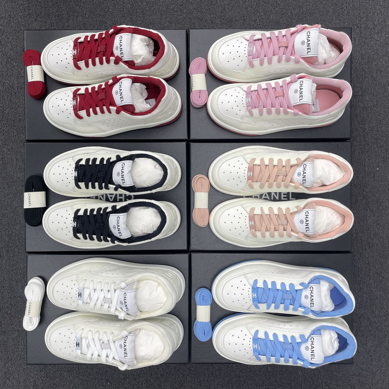 Chanel 22p Trainer White Black Burgundy Light Pink Blue (24) - www.newkick.org Chanel 22p Trainer White Black Burgundy Light Pink Blue (24) - www.newkick.org