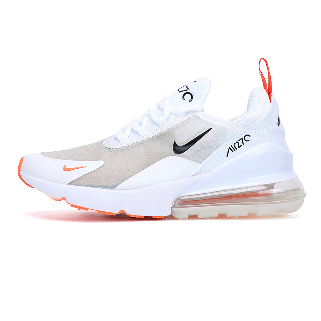 Nike Air Max 270 White Orange (1) - www.newkick.org