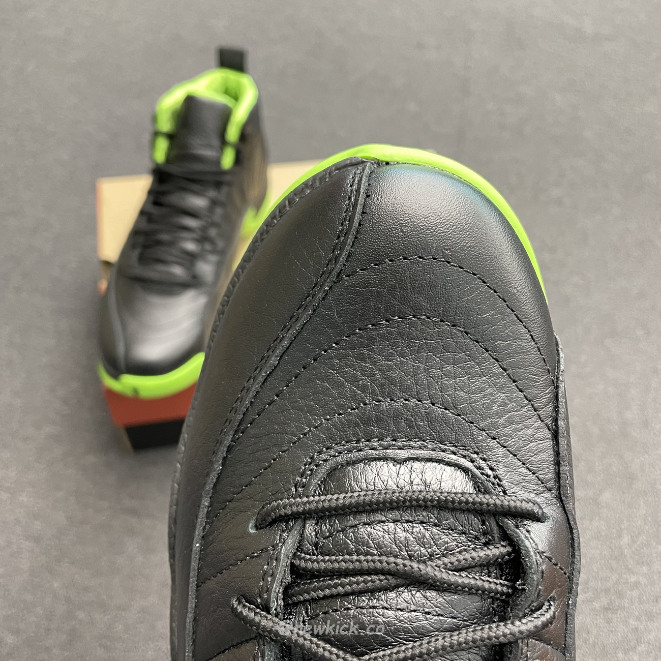 Air Jordan 12 Retro Black Green 280days Of Flight (2) - www.newkick.org