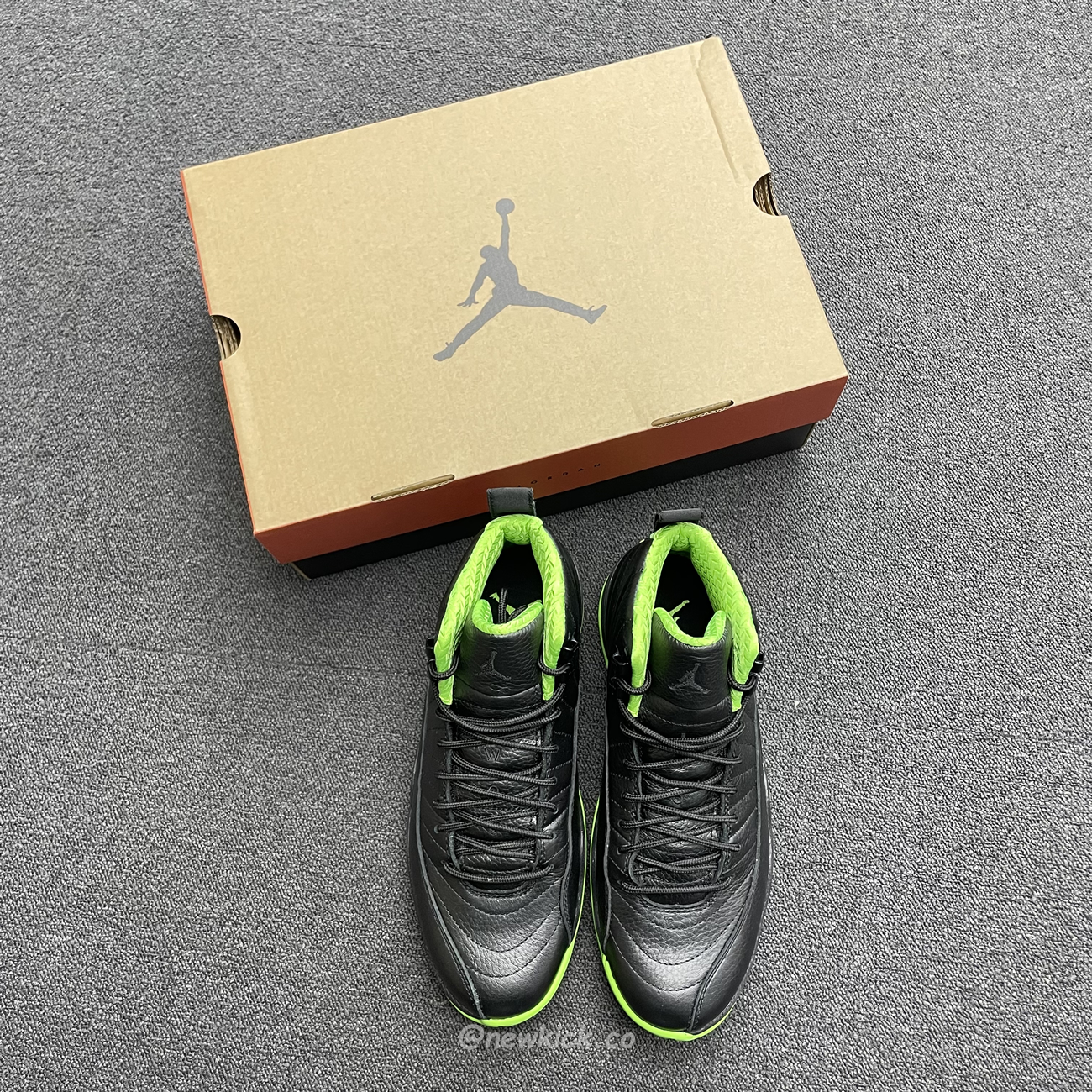 Air Jordan 12 Retro Black Green 280days Of Flight (3) - www.newkick.org