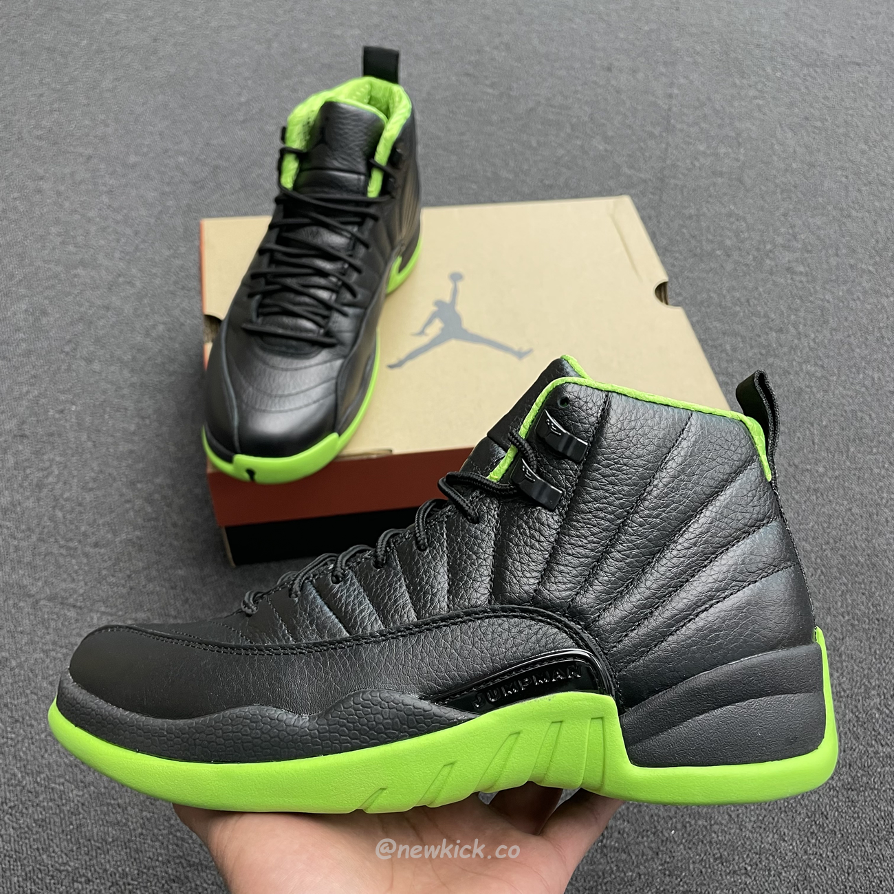 Air Jordan 12 Retro Black Green 280days Of Flight (4) - www.newkick.org