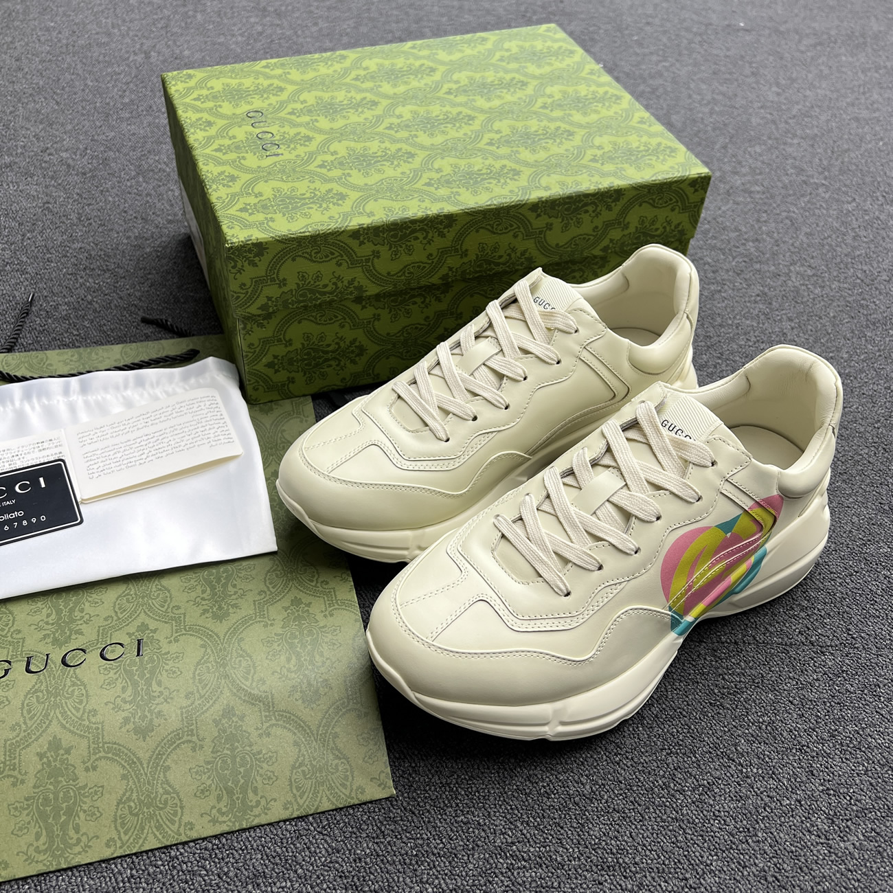 Gucci Rhyton Gg Logo W 386750 A3830 1818 (4) - www.newkick.org