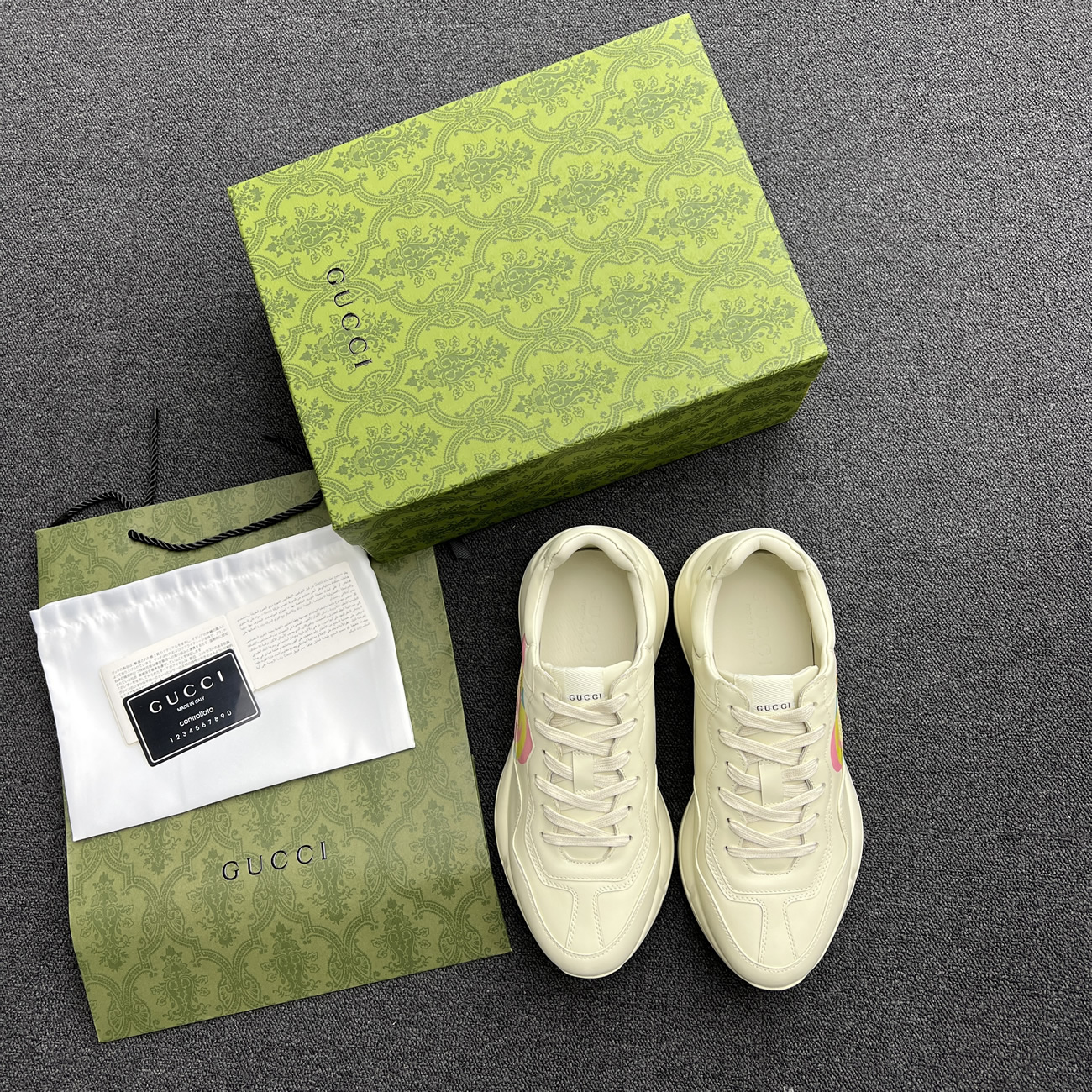 Gucci Rhyton Gg Logo W 386750 A3830 1818 (6) - www.newkick.org