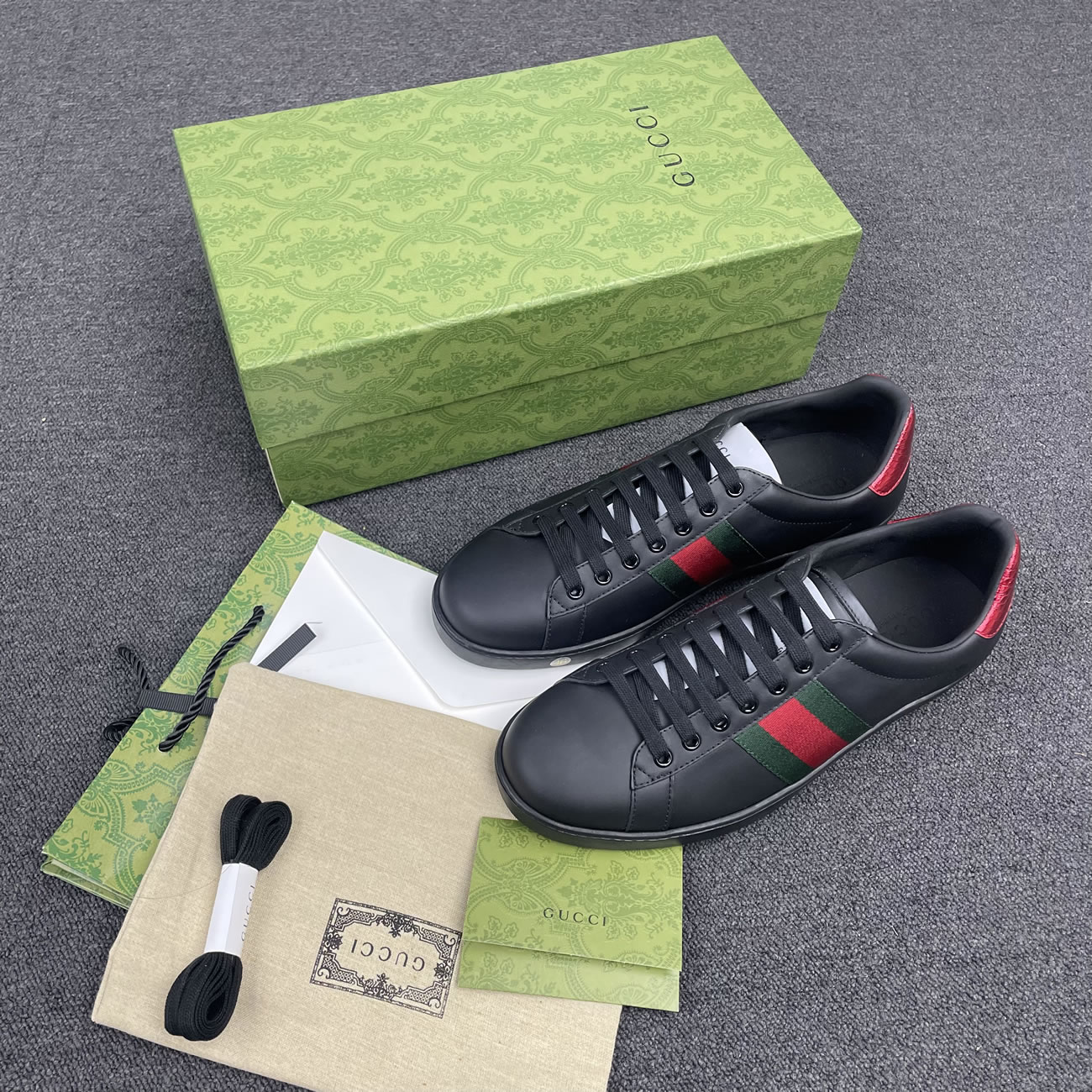 Gucci Ace Leather Black 386750 02jr0 1078 (6) - www.newkick.org Gucci Ace Leather Black 386750 02jr0 1078 (6) - www.newkick.org