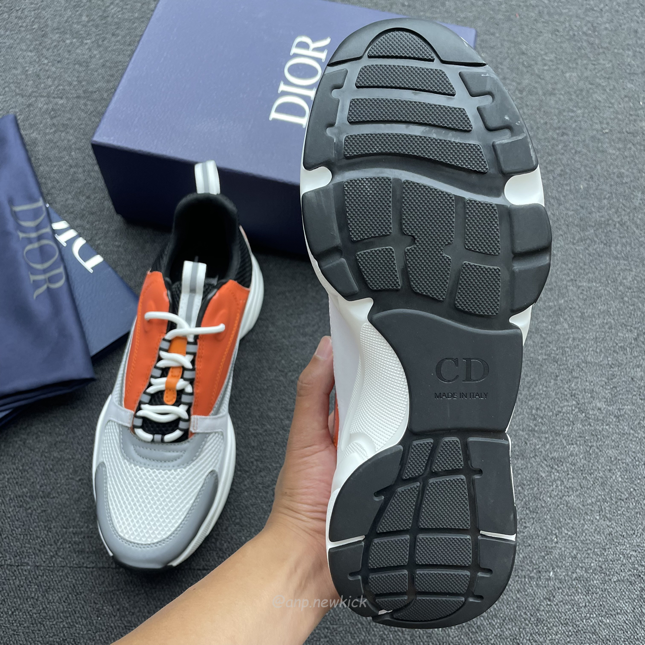 Dior B22 Orange White 3sn231yxx H369 (9) - www.newkick.org