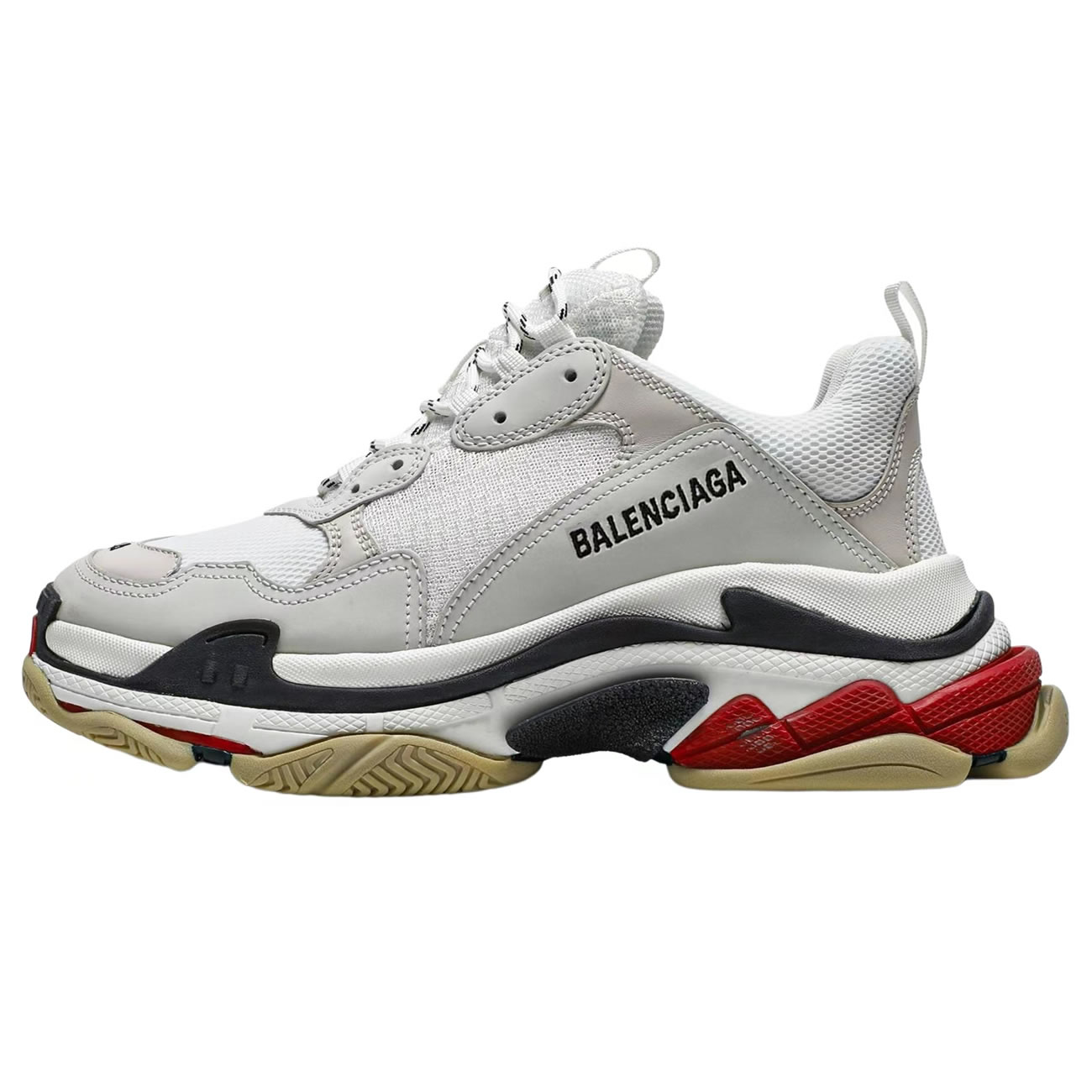 Balenciaga Triple S White Black Red 533882w09e19000 (1) - www.newkick.vip