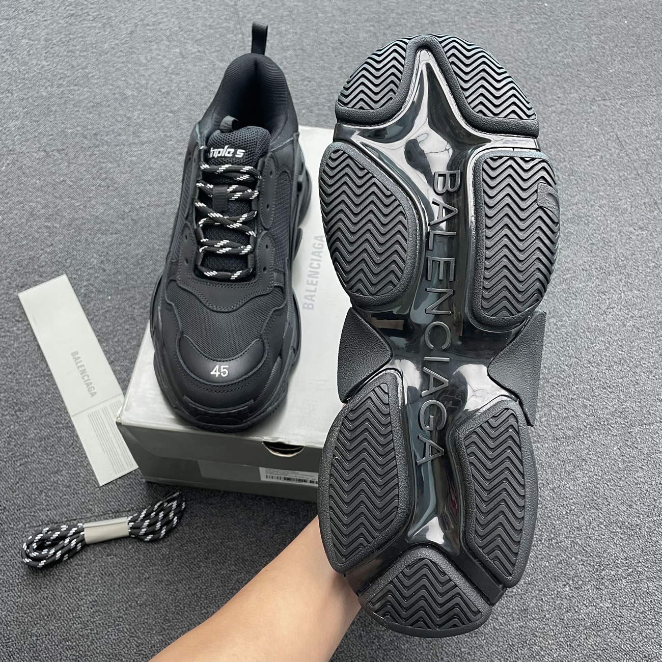 Balenciaga Triple S Black W 541624w09011000 (10) - www.newkick.org Balenciaga Triple S Black W 541624w09011000 (10) - www.newkick.org