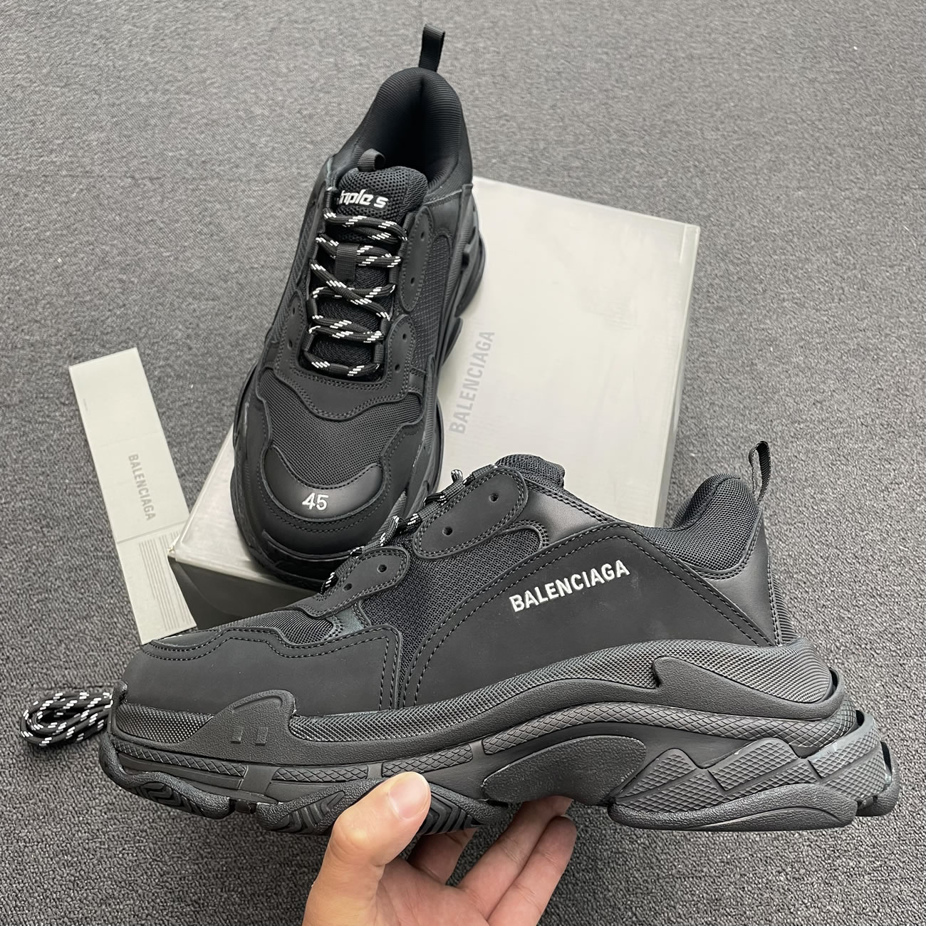 Balenciaga Triple S Black W 541624w09011000 (11) - www.newkick.org Balenciaga Triple S Black W 541624w09011000 (11) - www.newkick.org
