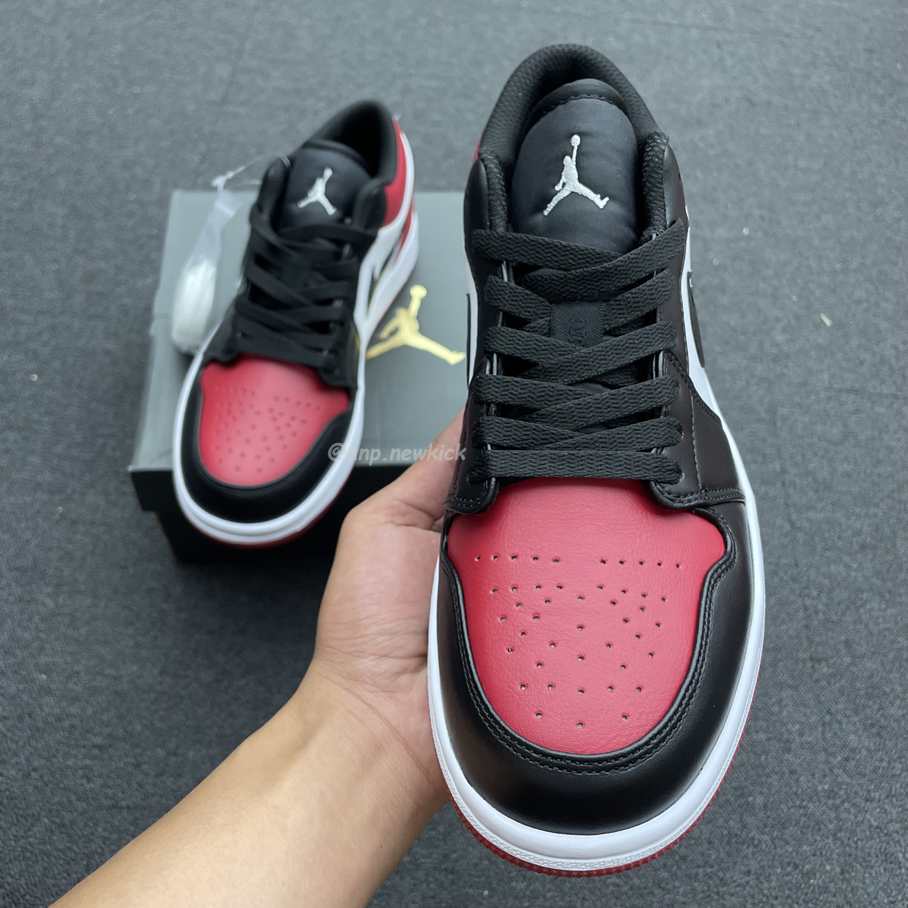 Air Jordan 1 Low Bred Toe 553558 612 (10) - www.newkick.org Air Jordan 1 Low Bred Toe 553558 612 (10) - www.newkick.org