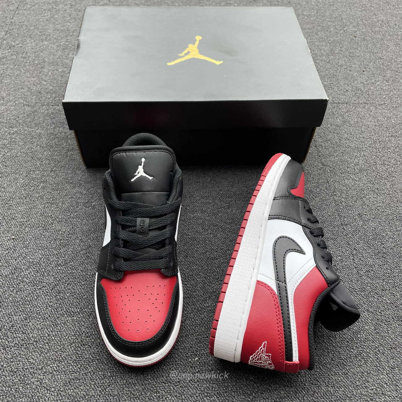 Air Jordan 1 Low Bred Toe Gs 553560 612 (4) - www.newkick.org Air Jordan 1 Low Bred Toe Gs 553560 612 (4) - www.newkick.org