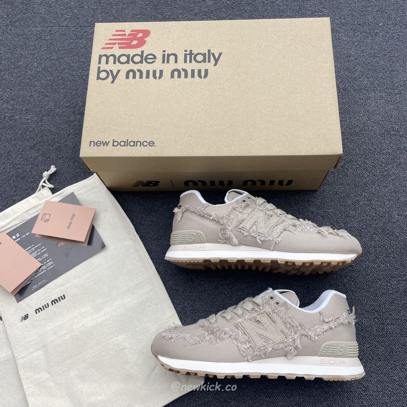 New Balance 574 Miu Miu Denim Colonial Beige (5) - www.newkick.org