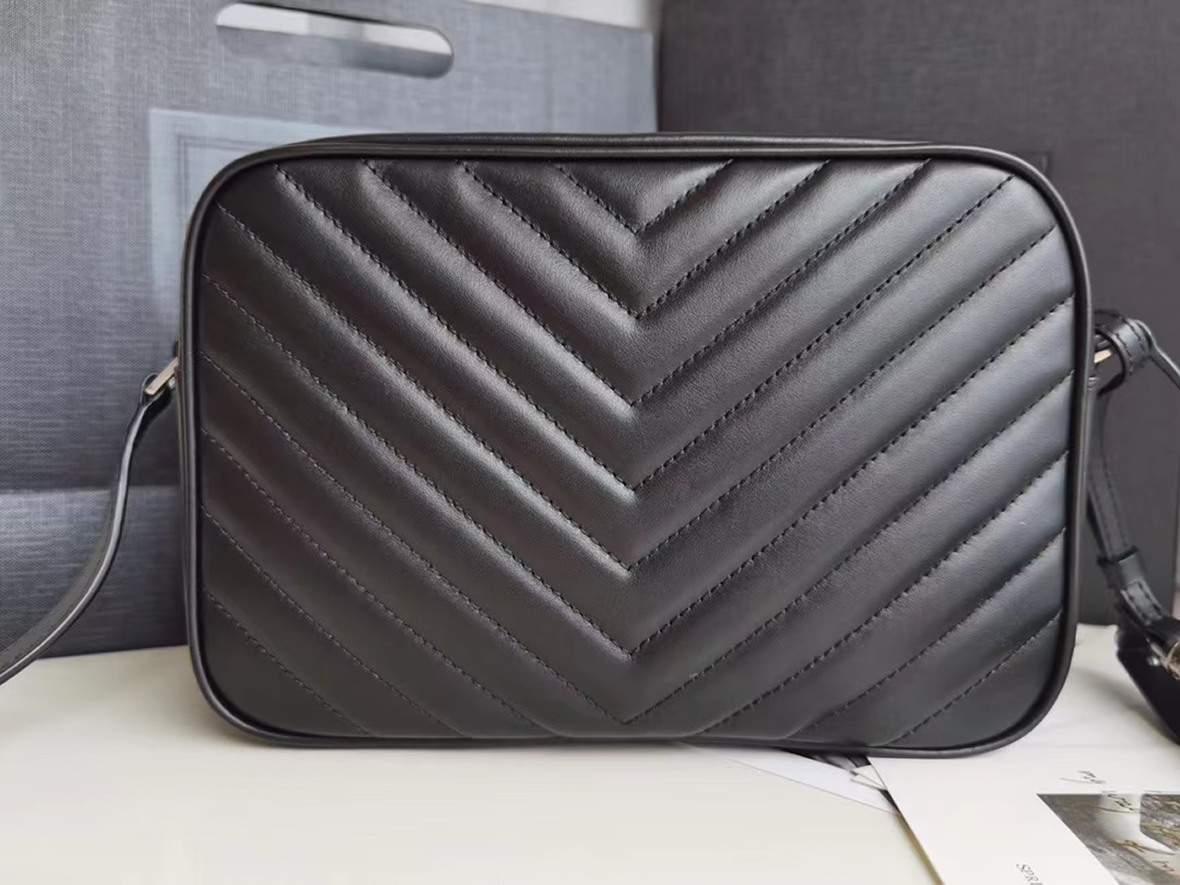 Saint Laurent Lou Crossbody Bag Quilted Black 612544dv7041242 (7) - www.newkick.org Saint Laurent Lou Crossbody Bag Quilted Black 612544dv7041242 (7) - www.newkick.org