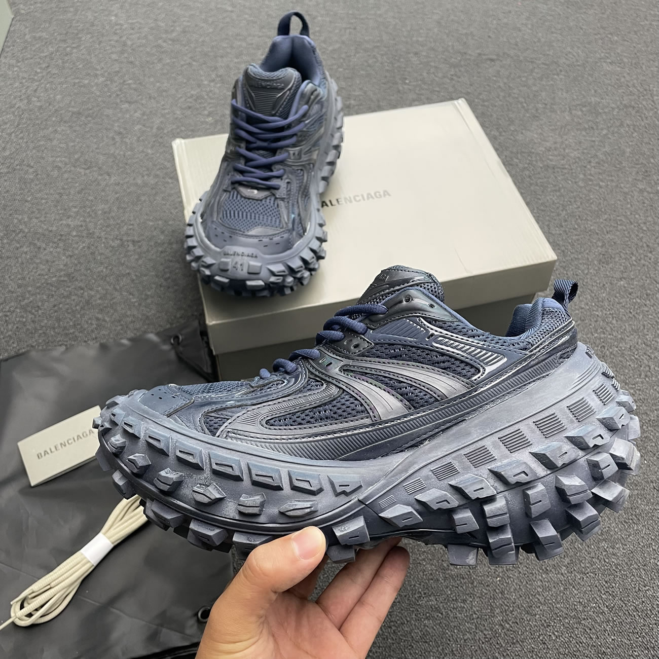 Balenciaga Defender Green Black Grey Navy Beige (26) - www.newkick.org Balenciaga Defender Green Black Grey Navy Beige (26) - www.newkick.org