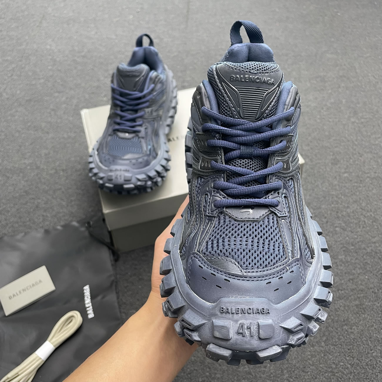 Balenciaga Defender Green Black Grey Navy Beige (29) - www.newkick.org Balenciaga Defender Green Black Grey Navy Beige (29) - www.newkick.org