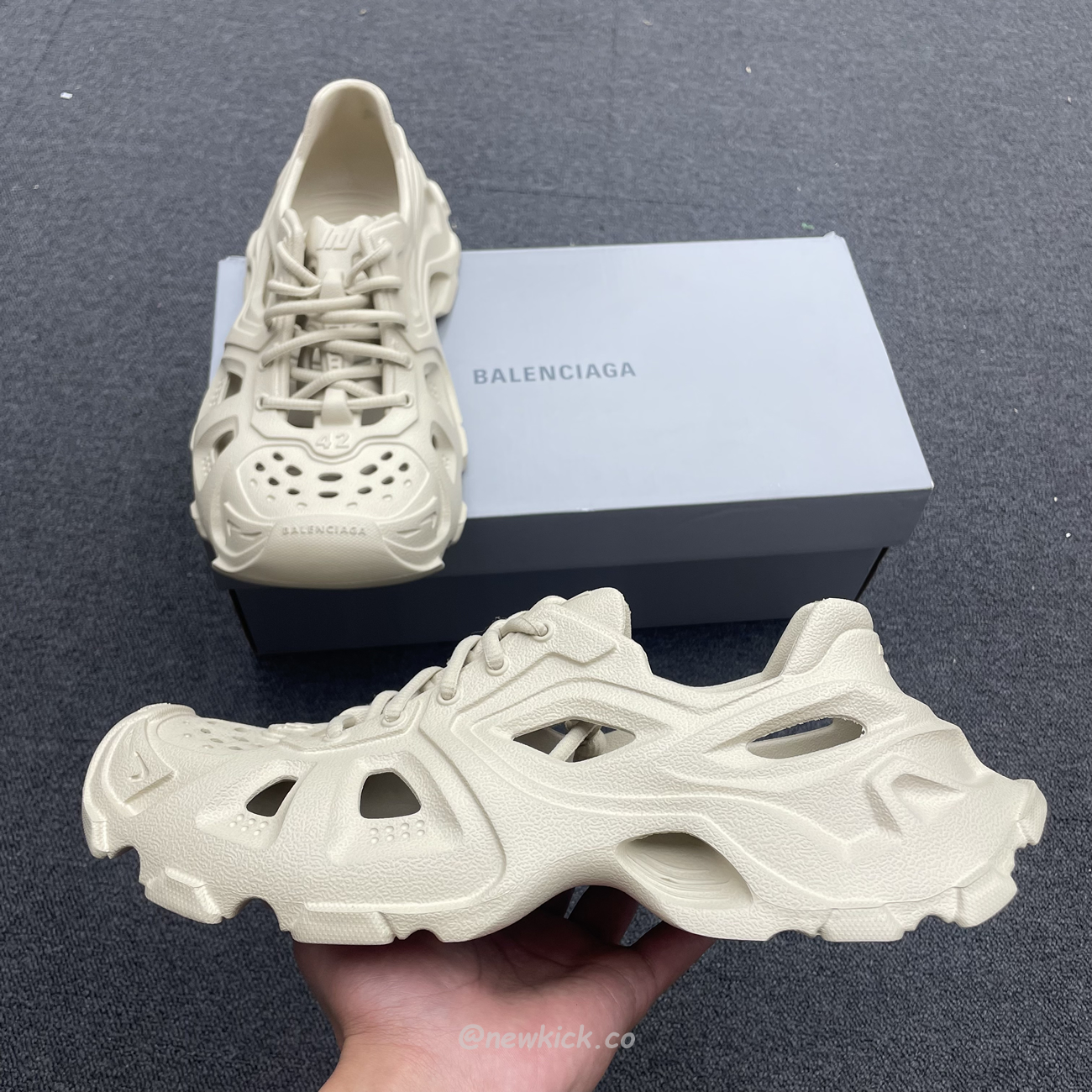 Balenciaga Hd Lace Up Black Beige (6) - www.newkick.org Balenciaga Hd Lace Up Black Beige (6) - www.newkick.org