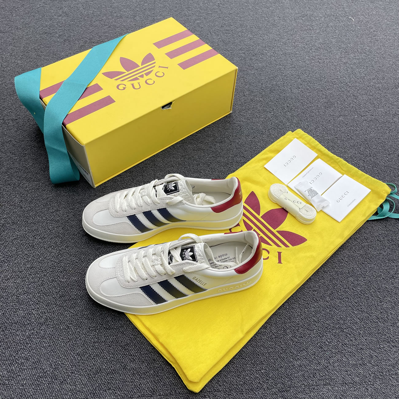 Adidas X Gucci Gazelle White 707847utt109060 (6) - www.newkick.org Adidas X Gucci Gazelle White 707847utt109060 (6) - www.newkick.org