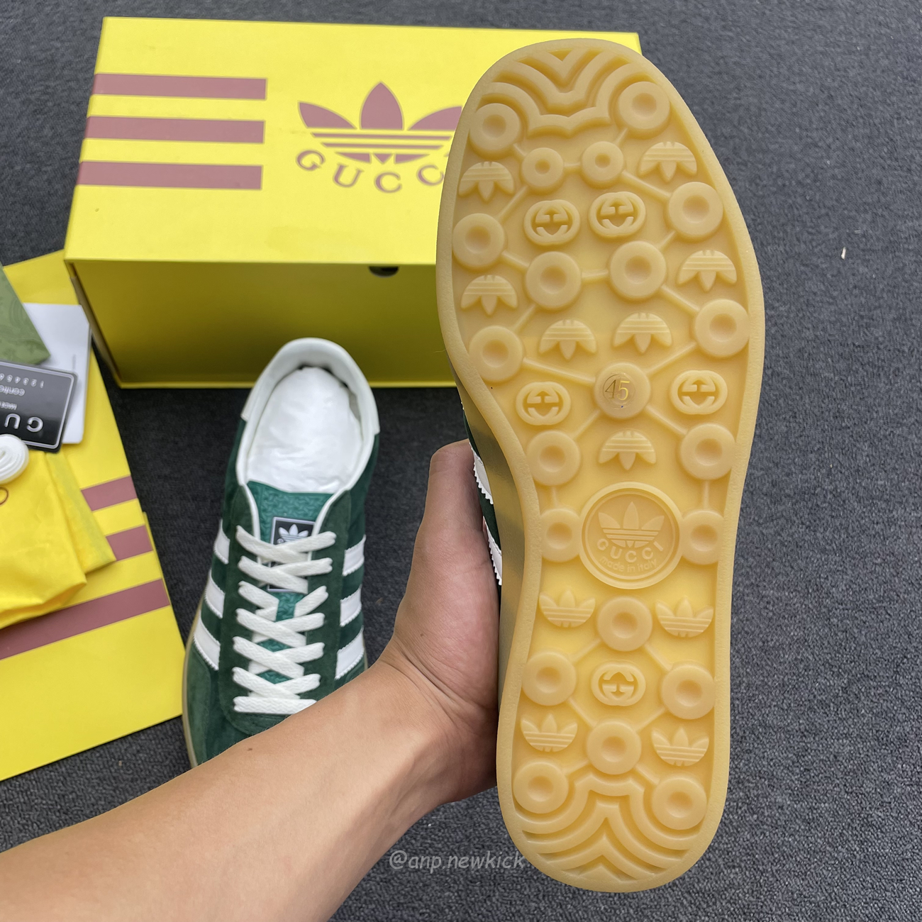Adidas Gazelle Collegiate Green White Gum 707861utt109060 (4) - www.newkick.vip