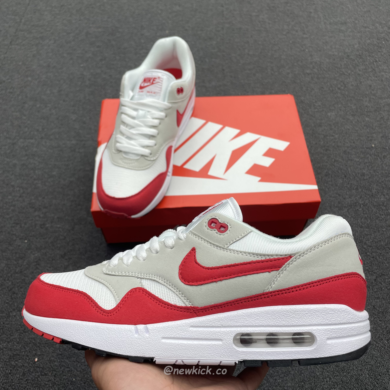 Nike Air Max 1 Anniversary Red 20172018 Restock Pair 908375 103(9) - www.newkick.org Nike Air Max 1 Anniversary Red 20172018 Restock Pair 908375 103(9) - www.newkick.org