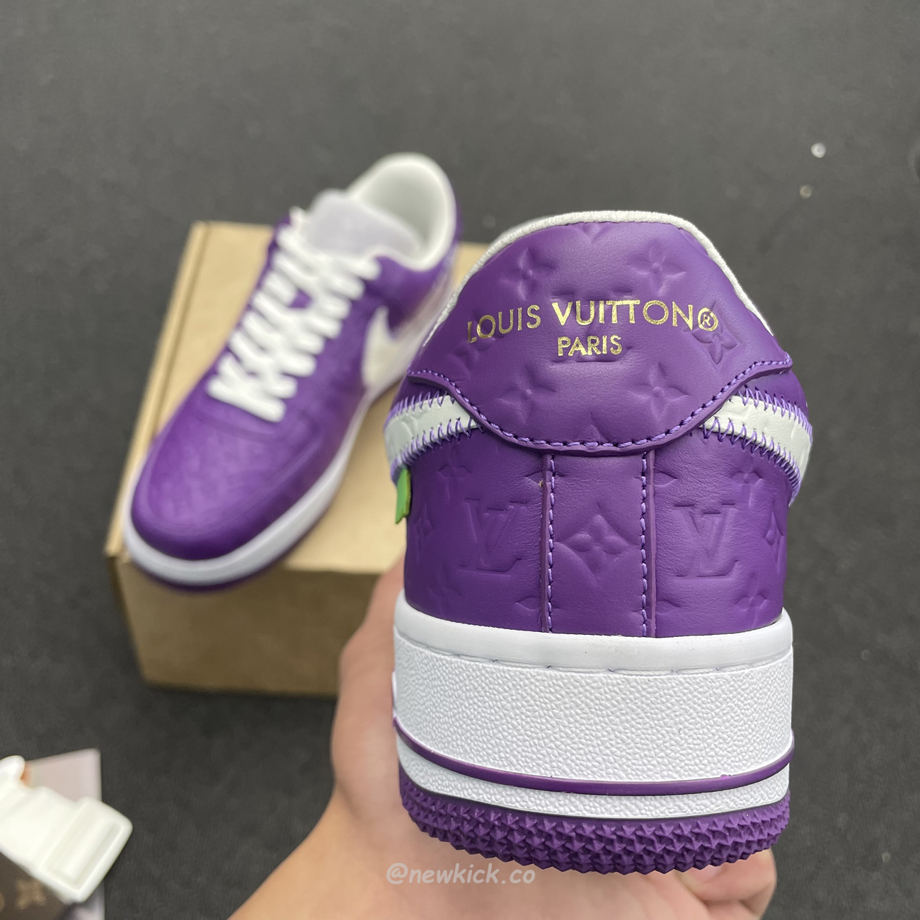 Lv X Nike Air Force 1 Low Purple (4) - www.newkick.org