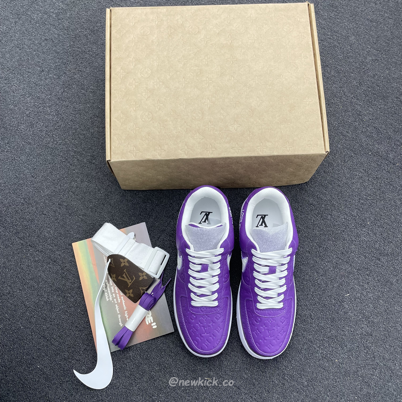 Lv X Nike Air Force 1 Low Purple (5) - www.newkick.org