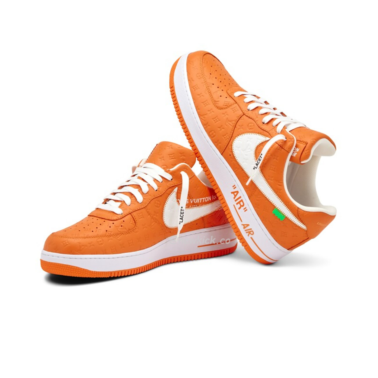 Lv X Nike Air Force 1 Low Orange (10) - www.newkick.org