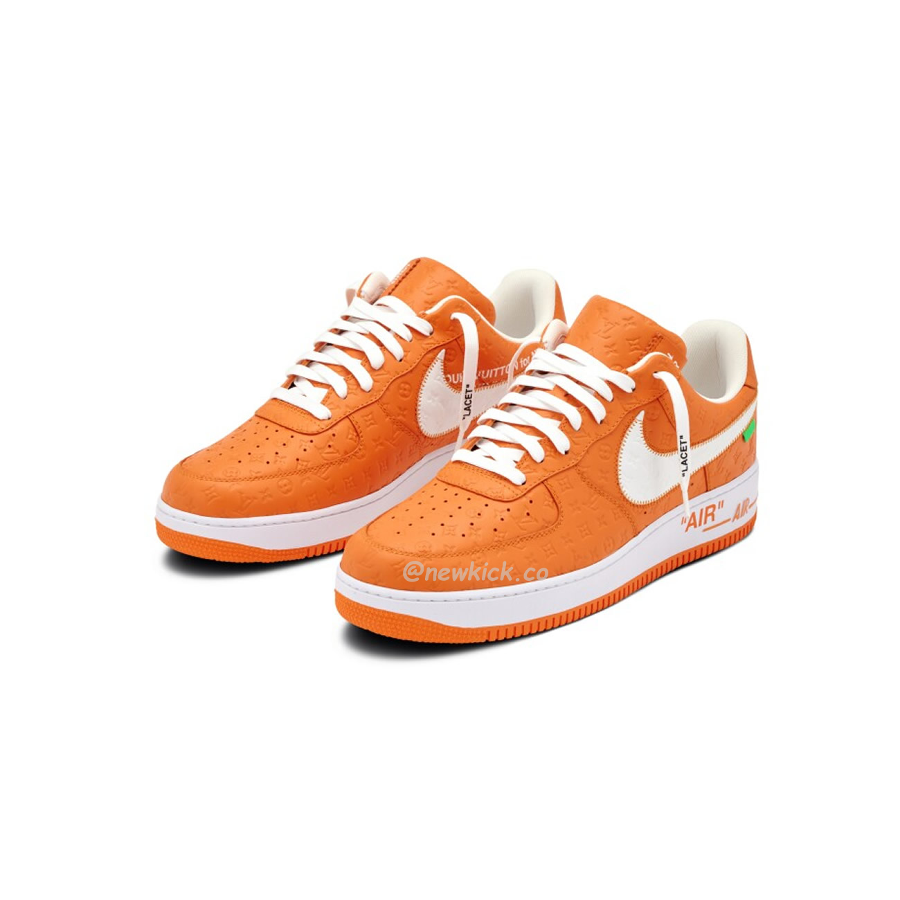 Lv X Nike Air Force 1 Low Orange (11) - www.newkick.org