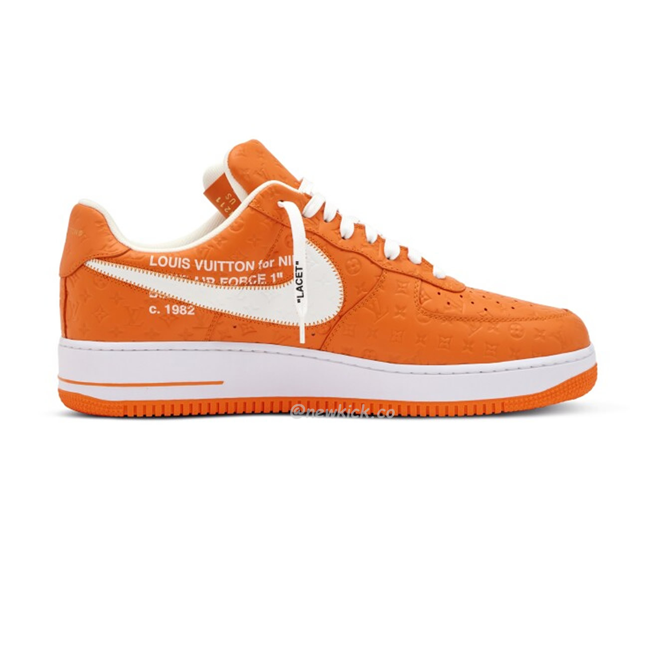 Lv X Nike Air Force 1 Low Orange (14) - www.newkick.org