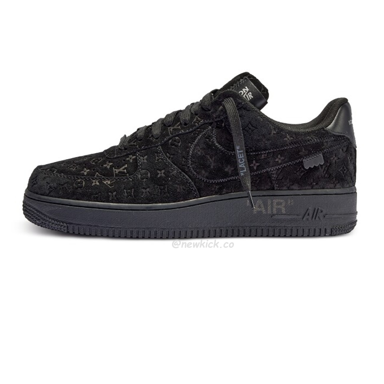 Louis Vuitton Nike Air Force 1 Low By Virgil Abloh Black (1) - www.newkick.org