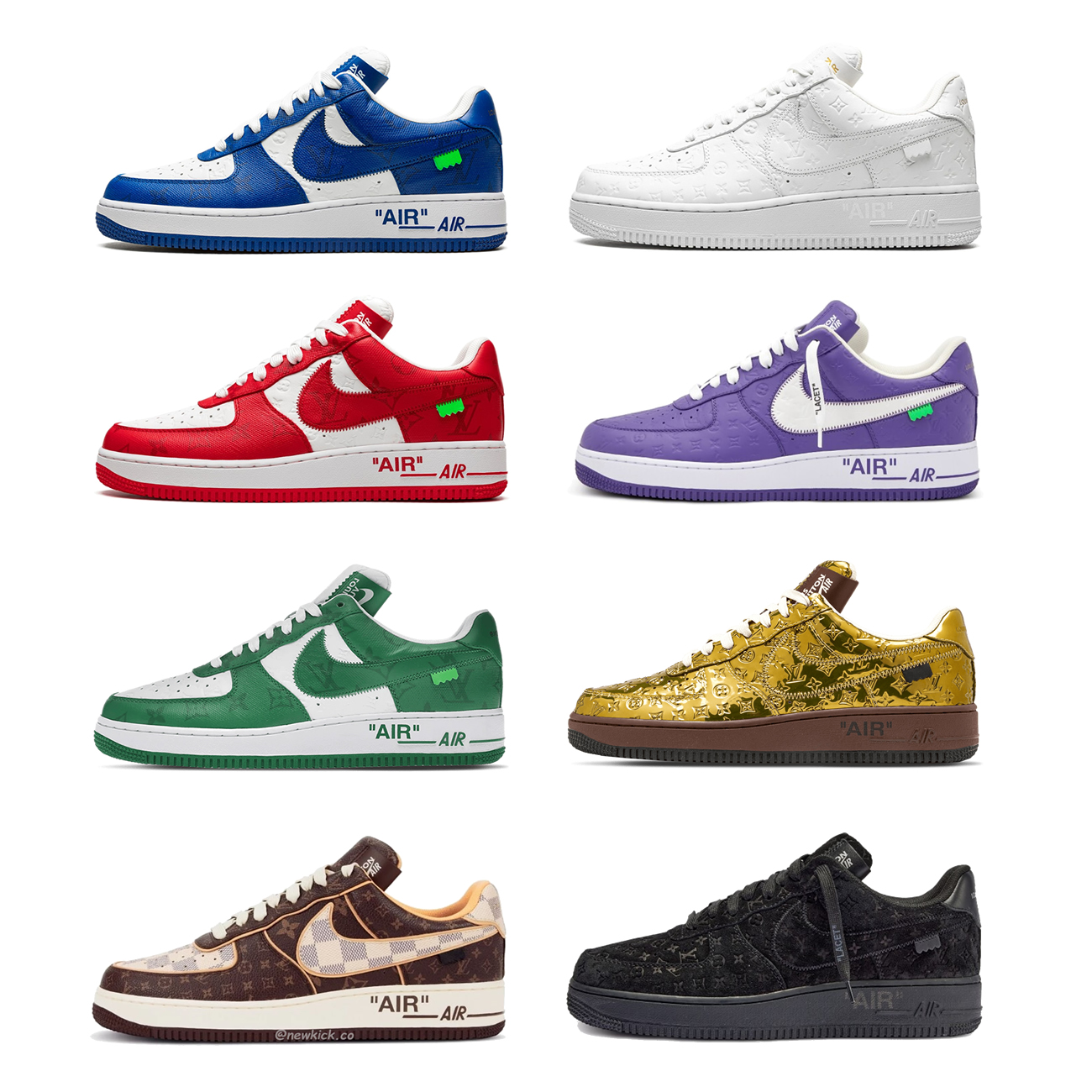 Louis Vuitton Nike Air Force 1 Low By Virgil Abloh Black (14) - www.newkick.org