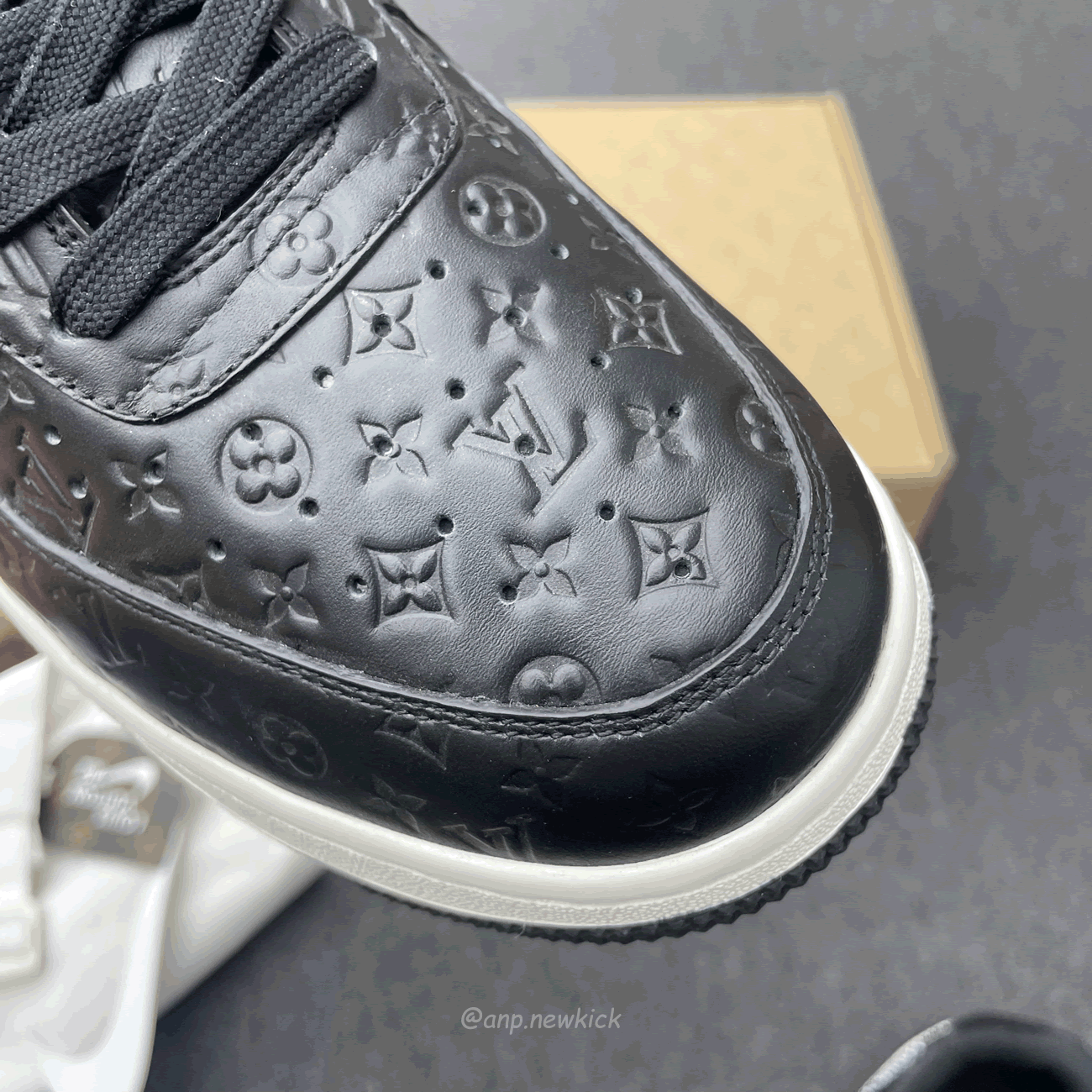 Louis Vuitton Nike Air Force 1 Low By Virgil Abloh White Black (8) - www.newkick.org