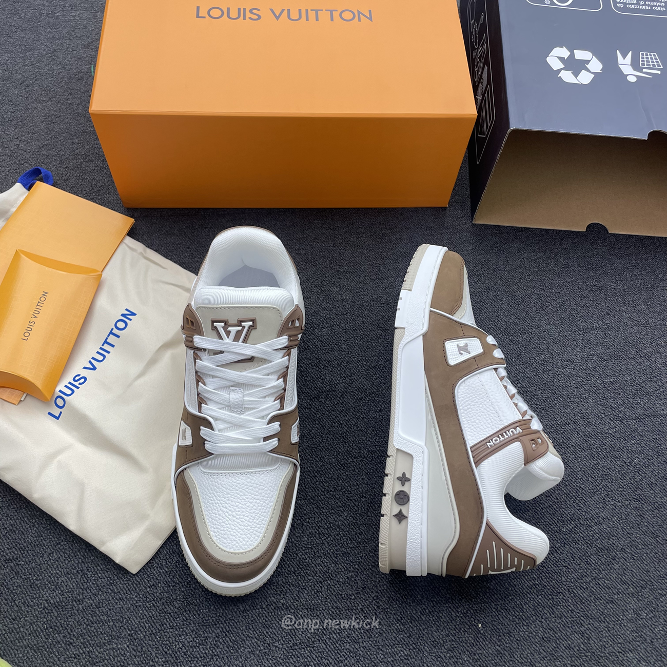 Louis Vuitton Lv Trainer White Brown Ag6u3amdbjn430 (2) - www.newkick.org