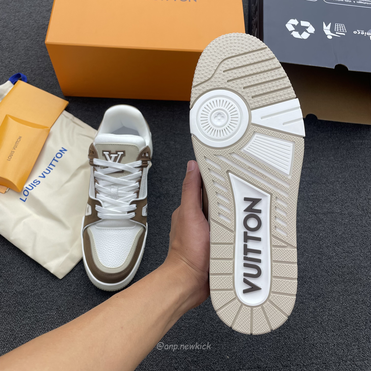Louis Vuitton Lv Trainer White Brown Ag6u3amdbjn430 (5) - www.newkick.org
